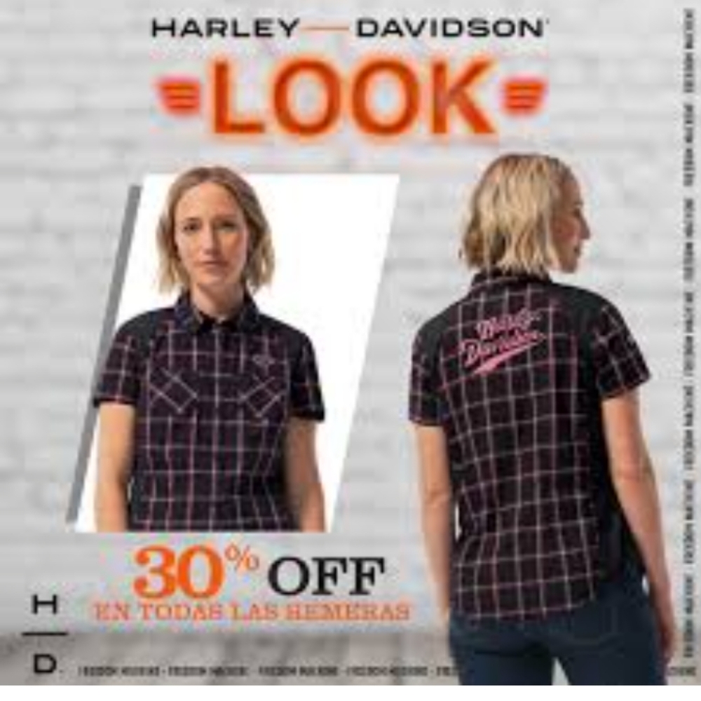 Harley Davidson Button Down